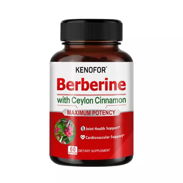 Berberine Extract 600mg Capsules | Healthy Blood Sugar Level Support