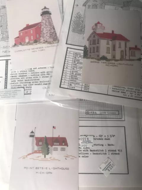 Cross Stitch Chart Lighthouses by Chart Works Ltd. ~ You Choose Lighthouse