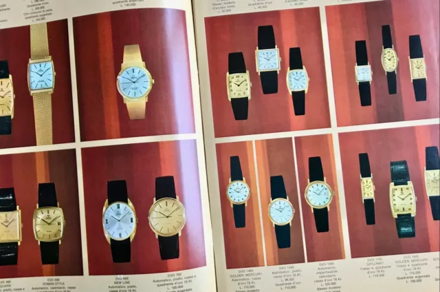 Omega De Ville Catalogo Orologi Anni '70 - Vintage