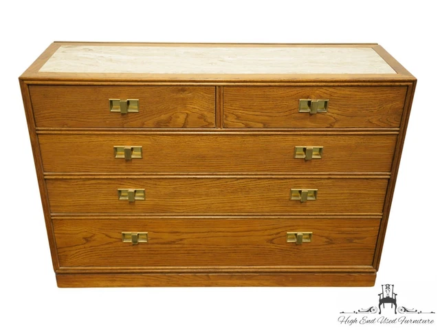 THOMASVILLE FURNITURE Sierra Collection 42" Chest of Drawers w. Granite Top 1...