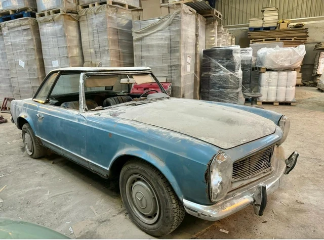 1967 Mercedes 250sl w113 pagoda barn find restoration project 1967 Mercedes 250sl w113 pagoda barn find restoration project
