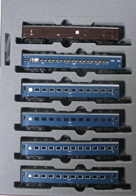 Kato N Gauge 10-1623 43 Series Night Express KISO Basic 6 Car Coach Set