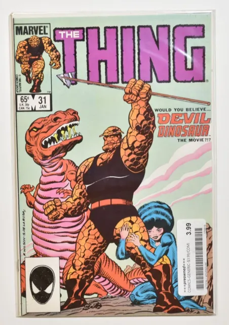 The Thing Comic Book 31 Jan Marvel Comics