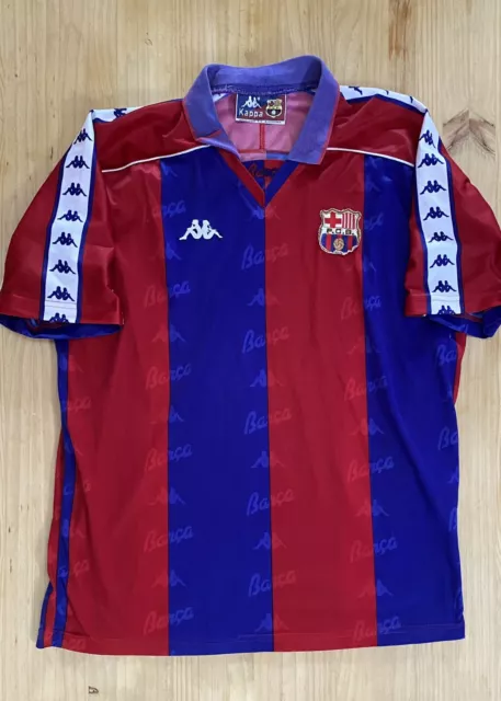 FC Barcelona Original KAPPA Futbol Football Camiseta Jersey Shirt Trikot Maglia