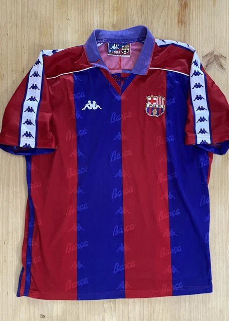 FC BARCELONA ORIGINAL KAPPA Futbol Football Camiseta Jersey Shirt