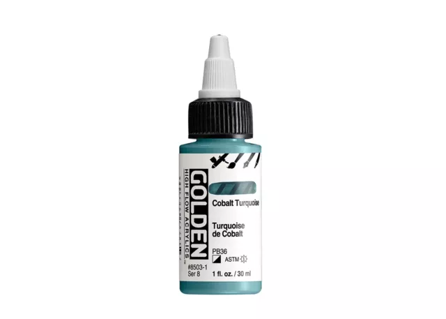Alto Flujo Dorado: Cobalto Turquesa (30Ml)
