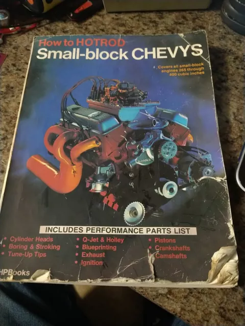 Vintage 1976 How to Hotrod Small Block Chevys HP Books Chevrolet Book PB