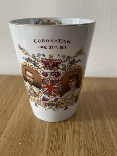 1911 King George V Coronation Cup By Late Foley Shelley - Mayor Of Weymouth