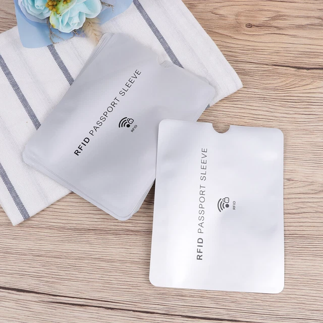 12 PCS Card Cover Anti-scanning Anti- Antimagnetic Sleeve