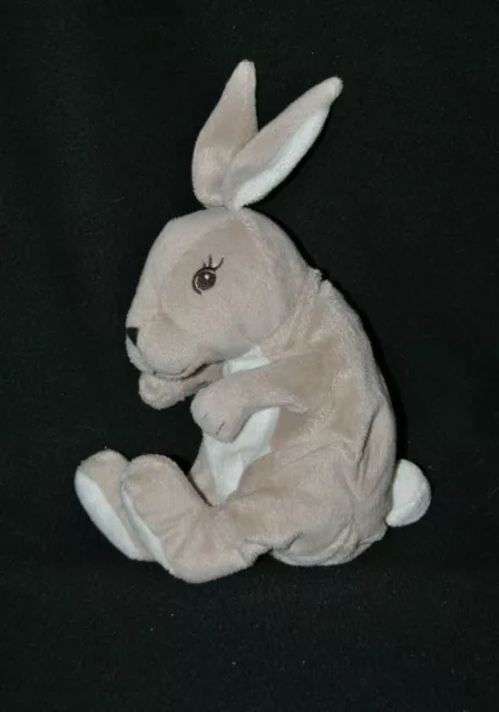 Peluche lapin IKEA Gosig blanc beige 18 / 26 cm assis TTBE