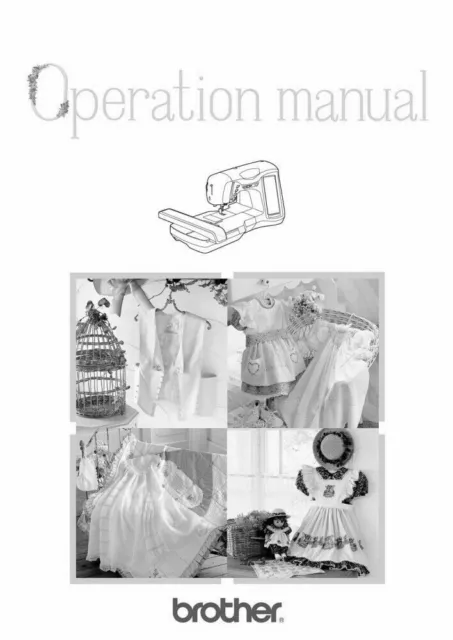 Brother ULT2001 2001N 2001C 2002D 2003D Sewing Embroidery Manual Reprint