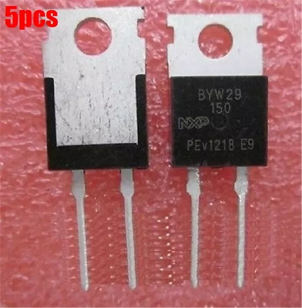 5Pcs BYW29-150 8A 150V Fast Diode Rectifier High Current ey