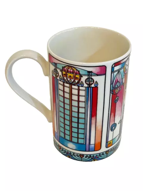 Vintage Scottish Coffee Tea Mug Dunoon 'Renfrew' Roses Jane Brookshaw Scotland