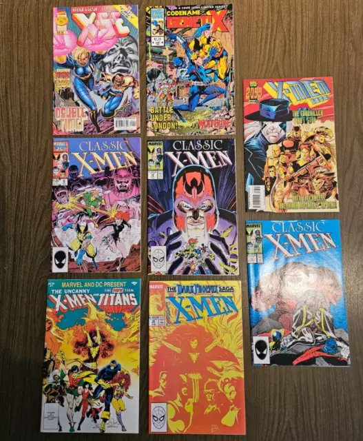 Marvel Comics Classic X-Men Comic Book Lot