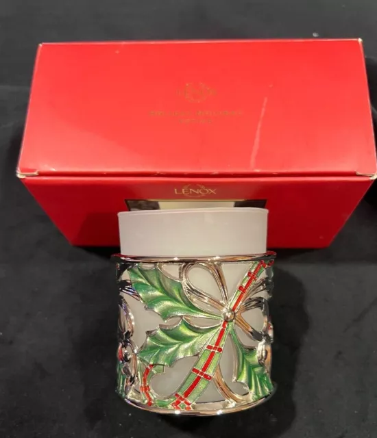 Lenox Holiday Nouveau Votive 2PC Candleholder with Two Candles