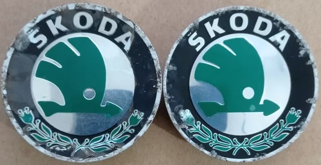 1 X GENUINE SKODA ALLOY WHEEL CENTRE CAP A 228 6U0601151L