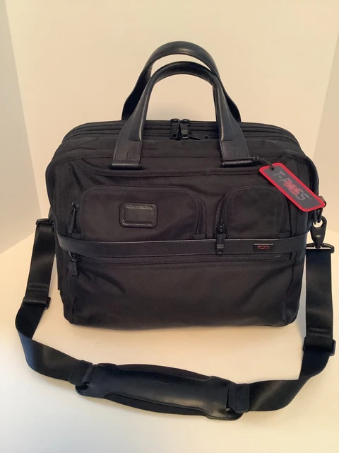 Tumi Alpha 2 Expandable Laptop Brief bag NWT