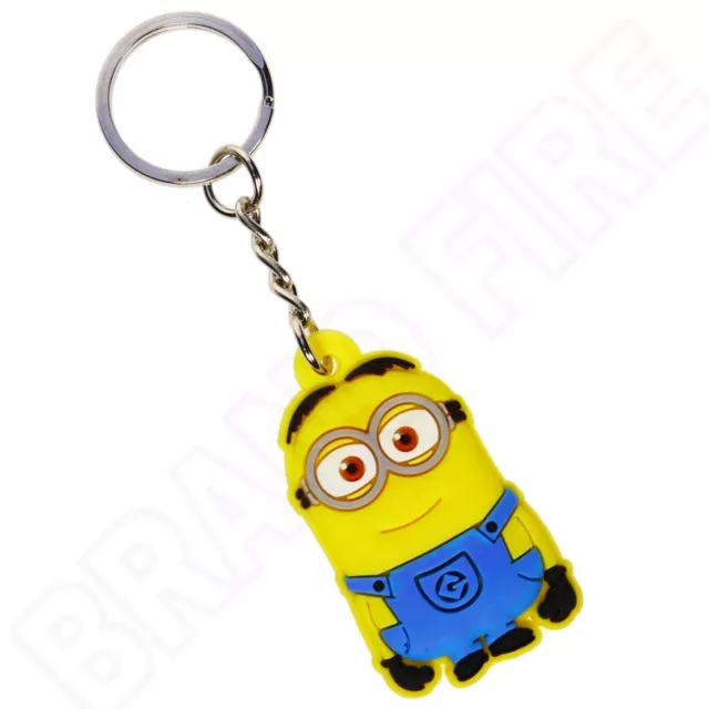Despicable Me Keyring - Minion Dave Keychain - Bag Tags Kids Party Bag Favours