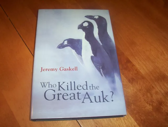 WHO KILLED THE GREAT AUK Arctic Bird Extinct Extinction Auks Sea Birds Book NEW