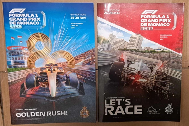 PROGRAMMES 79 et 80éme GP F1 MONACO 2022 / 2023