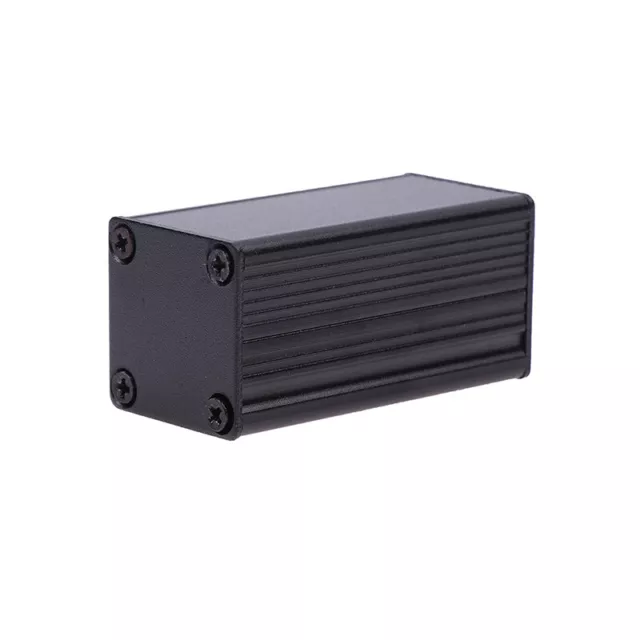 Custodia in alluminio nero fai da te estrusa Electronic Project Box 50x25x25 mm