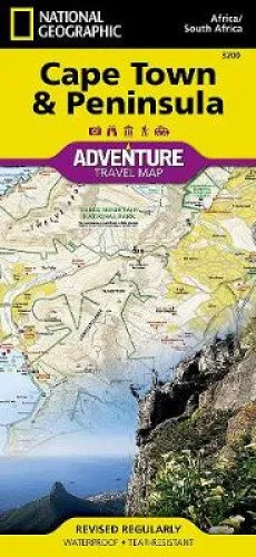 Cape Town & Peninsula, South Africa: Travel Maps International Adventure Map