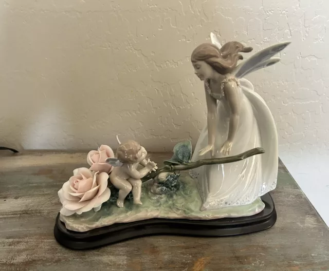 Lladro 8293 "Summer Rhythm Fairy" Fine Porcelain Figurine w/ Base