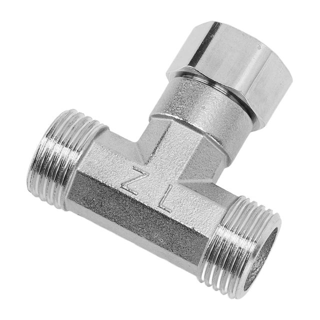 Middle Female Thread Pipe Fitting 3 Way Tee 304 Stainless Steel Hose BG