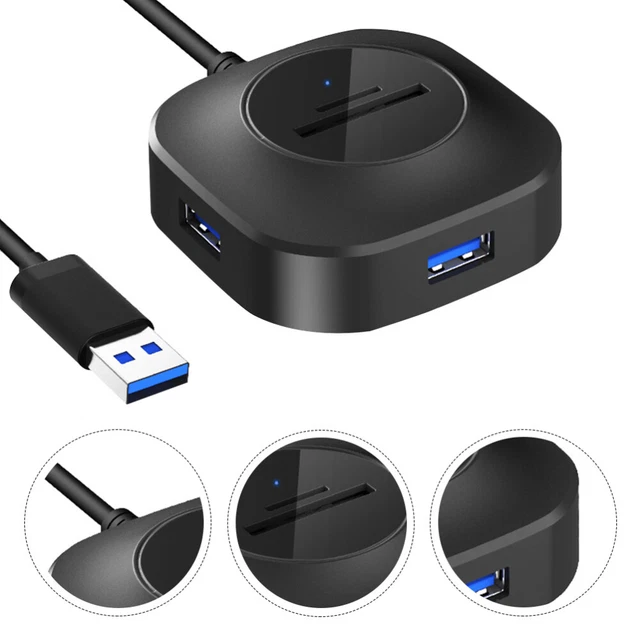 Lettore di schede USB C Adattatore USB (6 in 1) Fotocamera SD Card Reader OTG 3.0 High Speed Connection Converter Micro SD/TF Lettore di schede di memoria MacBook Laptop Type-c Android HUB