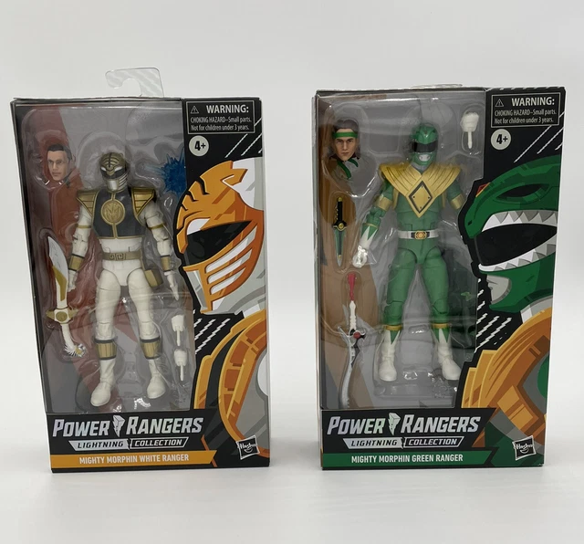 Power Rangers Lightning Collection Mighty Morphin White & Green Ranger Spectrum