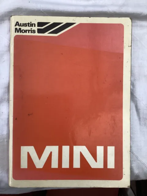 Austin Morris Mini Driver's Handbook AKM 4715 (4th edition) 1982