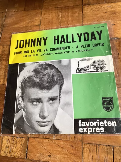 Johnny Hallyday    45 Tours Vinyle Hollande