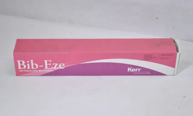 Kerr Dental TotalCare Bib-Eze Disposable Bib Holders 250 Pack White 35053