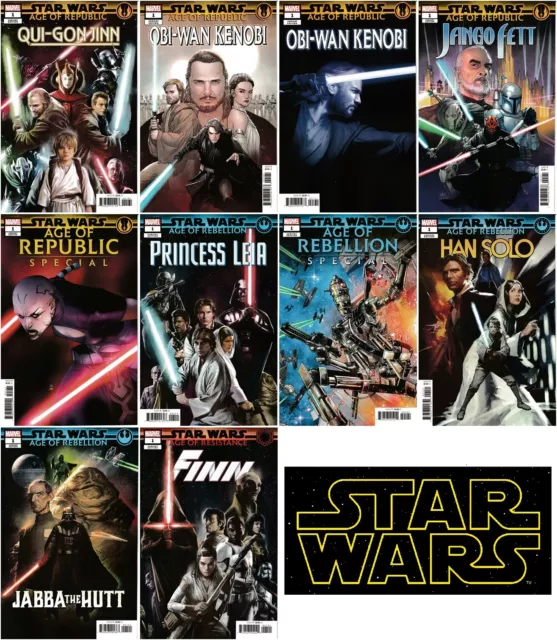 STAR WARS - Variant Covers - AGE OF REPUBLIC / REBELLION / RESISTANCE (AOR)