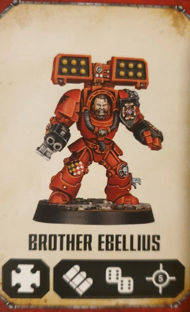 BLOOD ANGELS Frère Ebellius space marines héros 2 Warhammer 40K