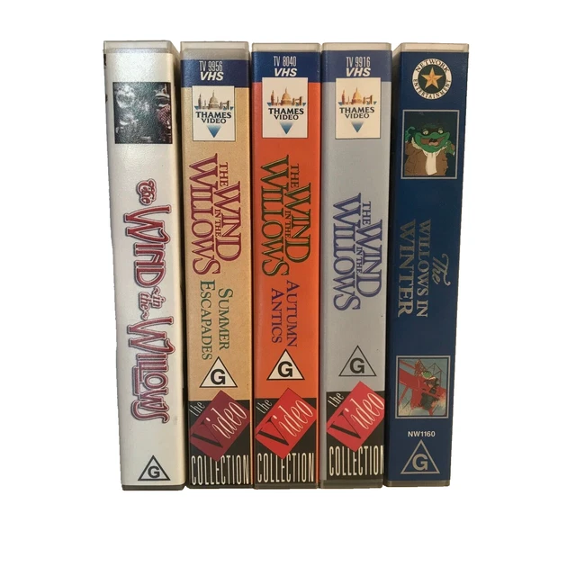 THE WIND IN The Willows VHS Movie Set X 5 $54.00 - PicClick AU