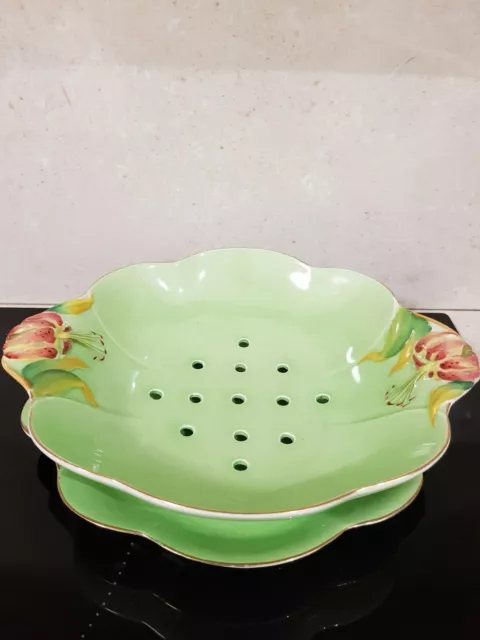 Royal  Winton Grimwades Tigerlily Green Colander/Strainer