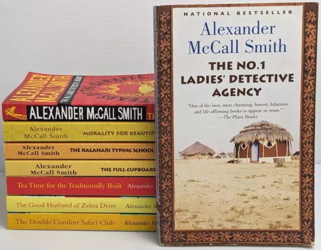 8 x The No. 1 Ladies' Detective Agency by Alexander McCall Smith Lot Paperback