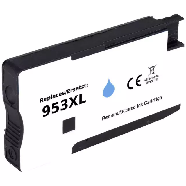 Renkforce Encre remplace HP 903 XL (T6M03AE) compatible cyan RF