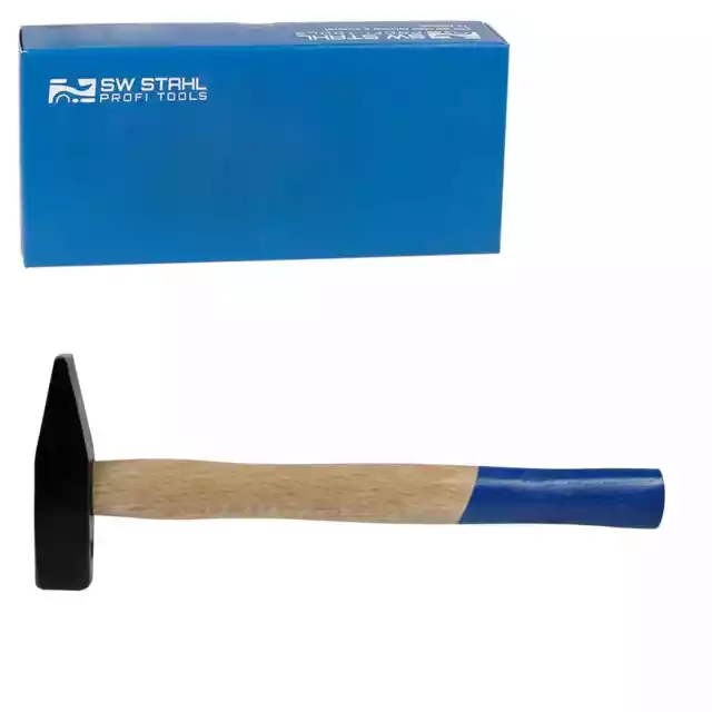 SW-STAHL SCHLOSSERHAMMER SCHLOSSER HAMMER 800g 0,8kg FÄUSTEL HOLZSTIEL