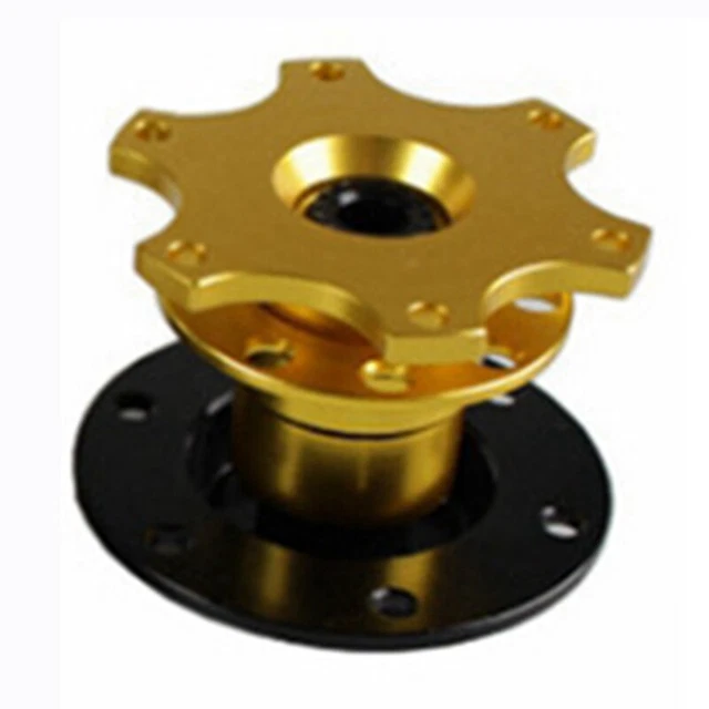 5 & 6 Hole Steering Wheel Polished Hub Adapter Flaming River Ididit For GM Chevy
