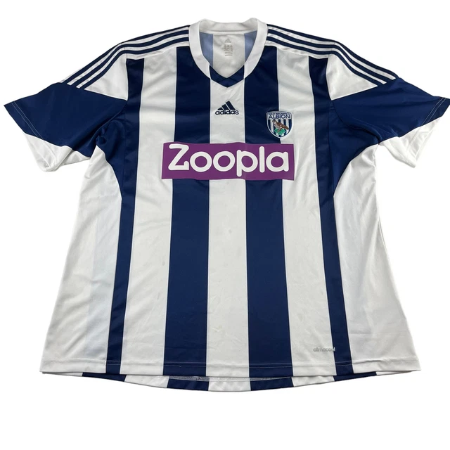 West Bromwich Albion 2013-2014 Home Football Shirt Jersey Size 2XL WBA West Brom