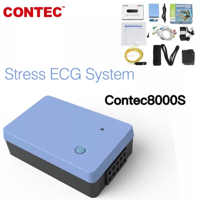 Stazione di lavoro ECG CONTEC8000S Macchina per registrazione ECG a 12...