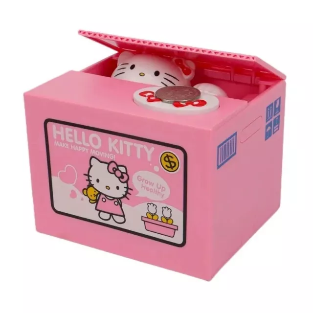 Salvadanaio Hello Kitty Piggy Bank Sanrio Ruba Monete 2