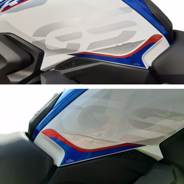 Adesivi Laterali Ginocchia 3D Resinati Compatibili Con Moto Bmw R1250 Gs 2019 Hp