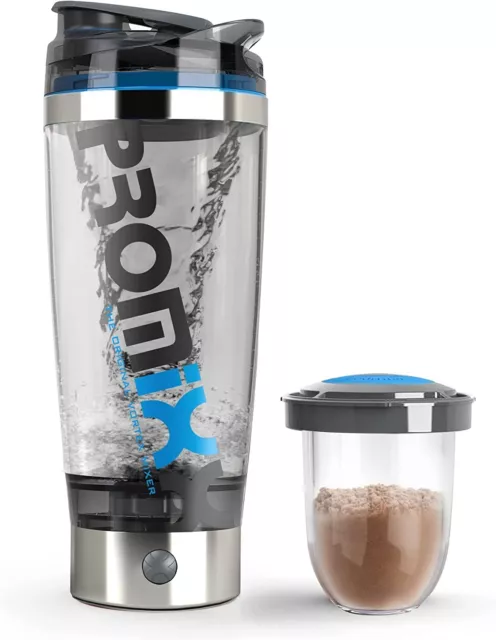 PROMiXX iX-R Mixer a vortice ricaricabile in acciaio inox 600 ml cavo di archiviazione e USB