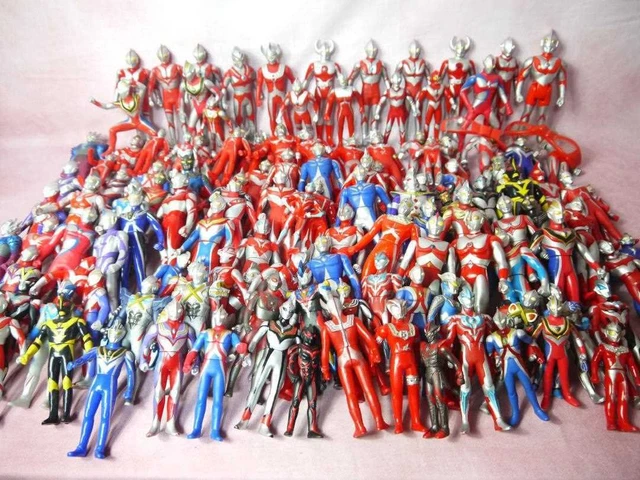 Ultra hero series Ultraman soft vinyl 80 body set heroes used from Japan