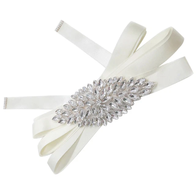 1 pz abito da sposa cintura grande strass decorazione abito da cocktail cintura per festa