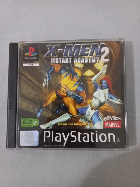 Jaquette Arrière PS1 – X-Men: Mutant Academy 2 – Pour Sony PlayStation 1