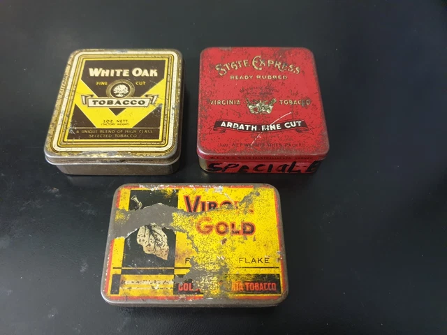 rare australian tobacco tins VINTAGE AUSTRALIAN TOBACCO tins $30.00